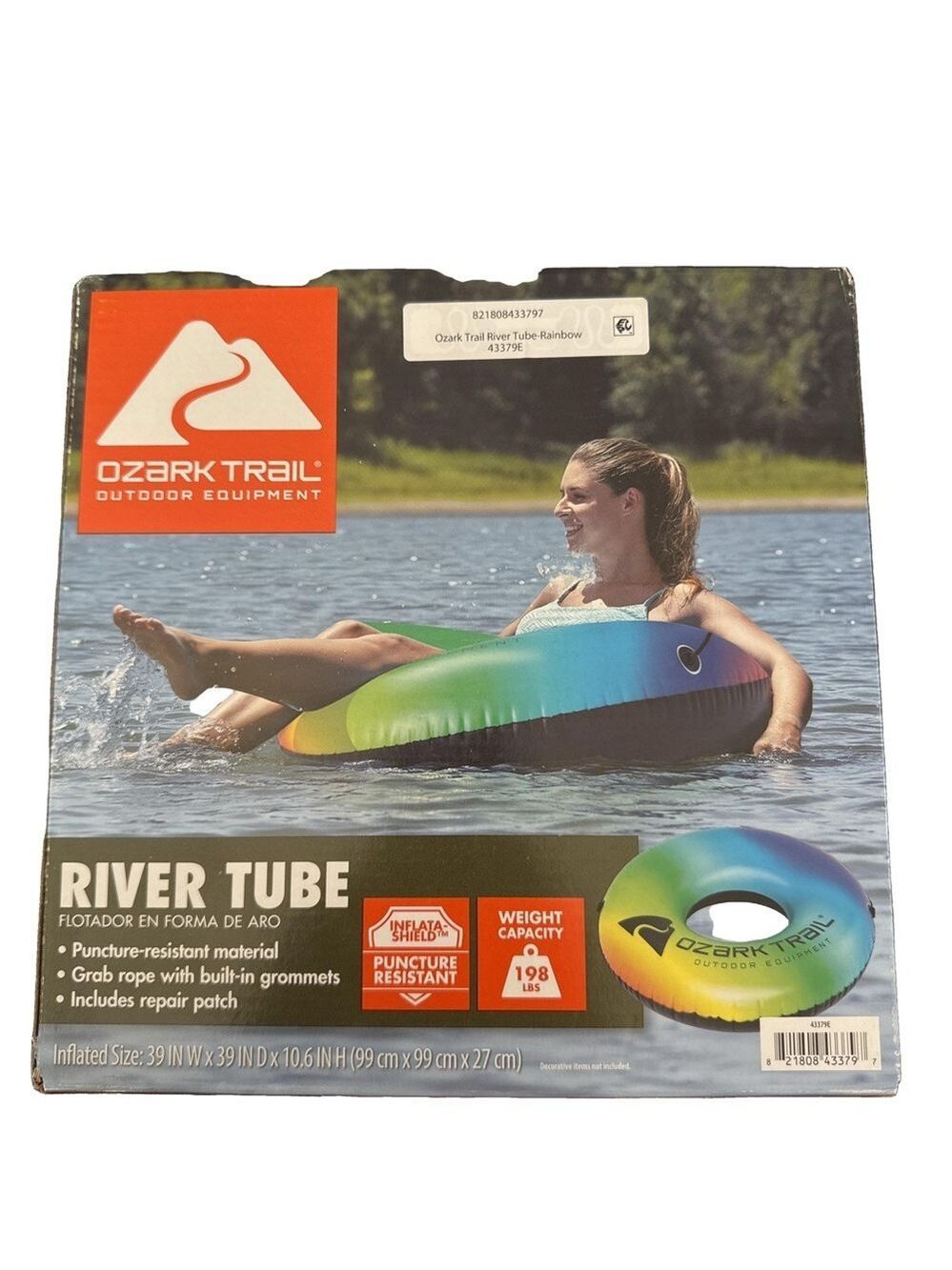 New Ozark Trail Outdoor Equipment River Tub. Puncture Resistant.
